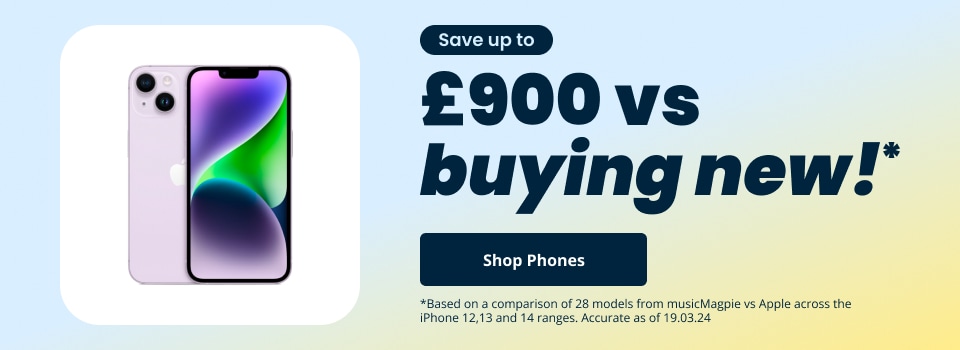 Save up to £900 vs new