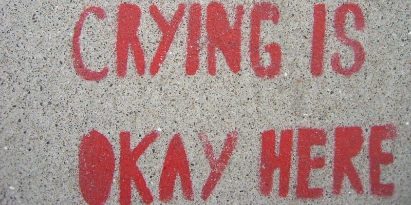 Crying is okay here