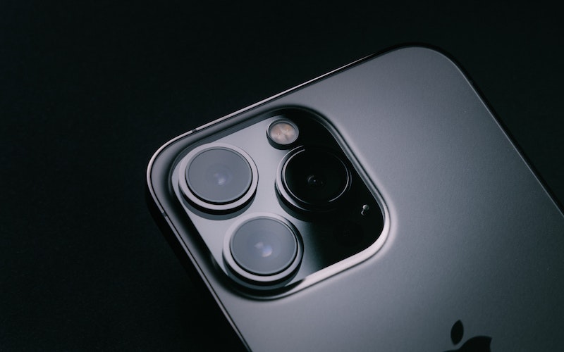 a space grey iPhone 13 Pro
