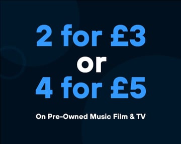 2 for £3 or 4 for £5 on Pre-Owned Media