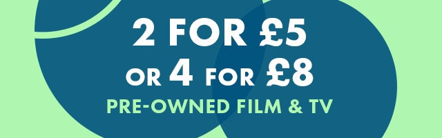 2 for £5 or 4 for £8 Pre-Owned Film & TV