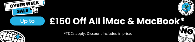 Cyber Week - Up To £150 Off All iMac & MacBook