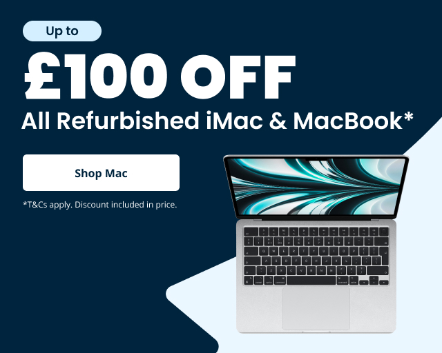 Up To £100 Off All Mac