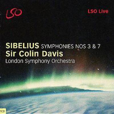 Jean Sibelius - Symphonies Nos. 3 and 7 (Davis, Lso) CD Album - Used
