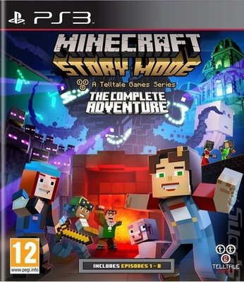 Minecraft Story Mode: The Complete Adventure PlayStation 3 Game - Used