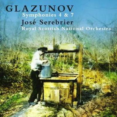 Alexander Glazunov - Symphonies 4 and 7 (Serebrier, Royal Scottish No) CD Album - Used