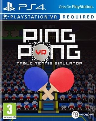 Ping Pong VR: Table Tennis Simulator PlayStation 4 Game - Used