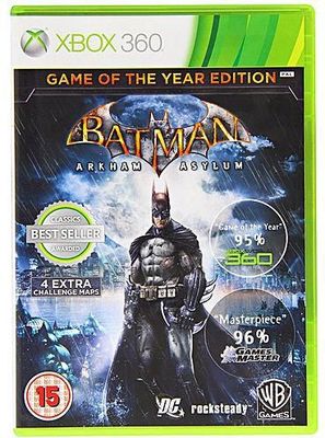 Batman Arkham Asylum - Game Of The Year Edition Xbox 360 / DVD -  musicMagpie Store