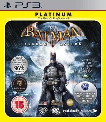 Batman: Arkham Asylum PlayStation 3 Game - Used