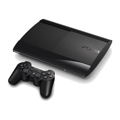 PS3 Super Slim 12GB Charcoal Black - Good