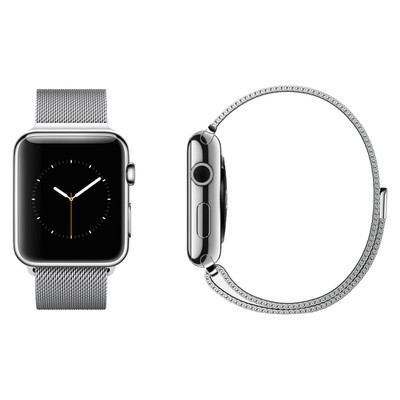 apple watch milanese loop black 38mm