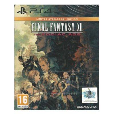 Final Fantasy XII the Zodiac Age - Limited Edition Steelbook PlayStation 4 Game - Used