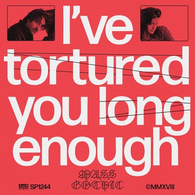 Mass Gothic - I've Tortured You Long Enough CD Album - Used
