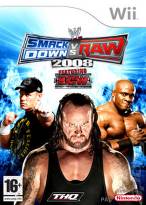 WWE Smackdown! Vs. RAW 2008 Featuring ECW Wii Game - Used