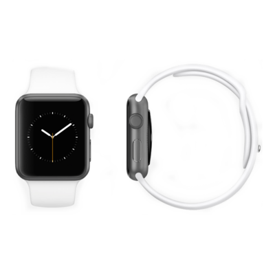 apple watch nike  series 3 gps  cellular aluminum case with anthracite sport band