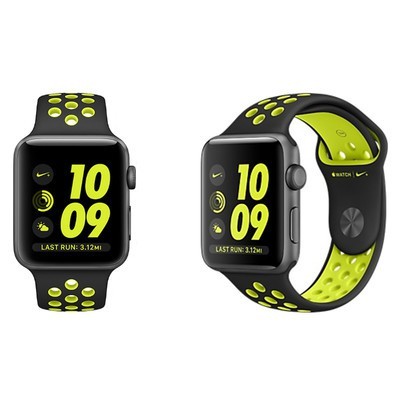 nike sport band black volt