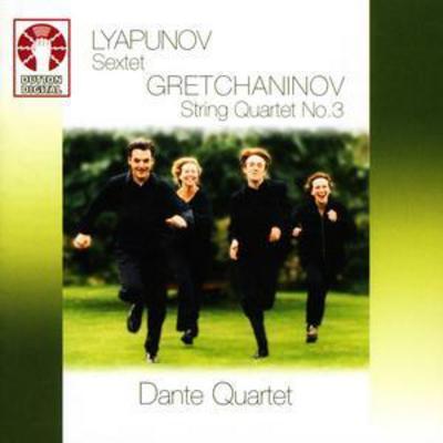 Sergei Mikhaylovich Lyapunov - Sextet/string Quartet No. 3 (Dante Quartet) CD Album - Used