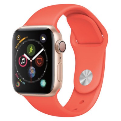 Apple Watch Series 4 GPS Gold Aluminium 40MM Pink Sport Band musicMagpie Store
