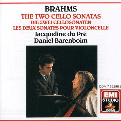 J. Brahms - Son VC 1/2 CD Album - Used