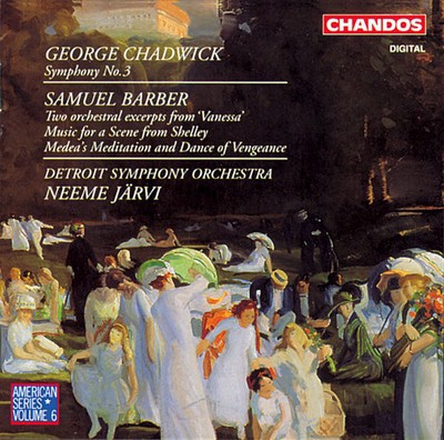 Chadwick / Barber / Jarvi / Detroit Symphony - Sym 3/Vanessa-Hlts CD Album - Used