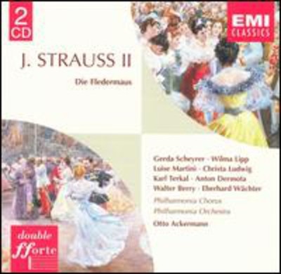 J. Strauss - Fledermaus-Comp Opera CD Album - Used