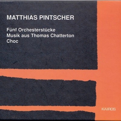 Matthias Pintscher - Pintscher, Matthias : Thomas Chatterton CD Album - Used