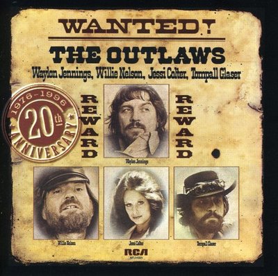 Waylon Jennings - Wanted: The Outlaws CD Album - Used