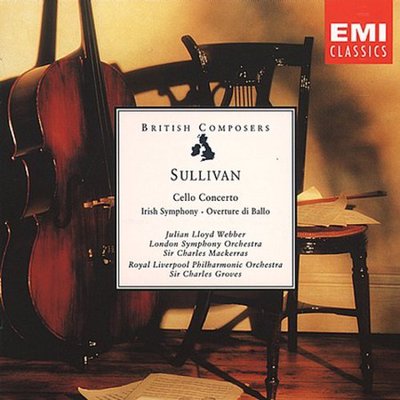 Sullivan / Elgar / Webber / Mackerras / Groves - Concerto Cello/Sym Irish/Ov Di Ballo CD Album - Used
