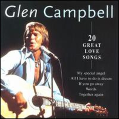 Glen Campbell - 20 Great Love Songs CD Album - Used