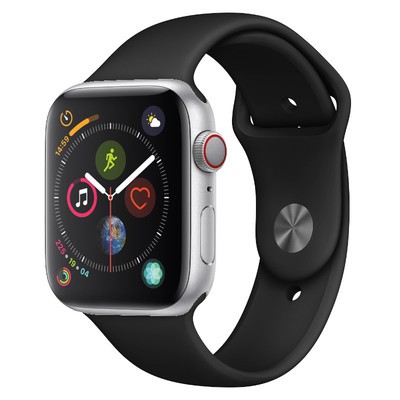 apple watch series 4 silver aluminium