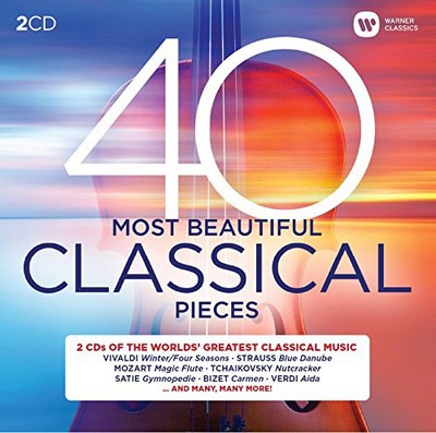 Various Performers - 40 Most Beautiful Classical Pieces CD Album - Used