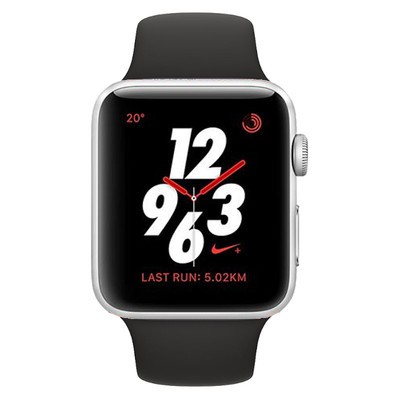 Apple watch series 3 nike+ 42mm silver aluminium case gps store