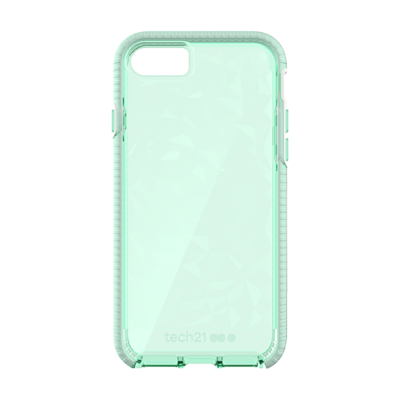 Tech21 Evo Gem Hardshell Case for iPhone 7 8 SE 2020 2022 Green Tint
