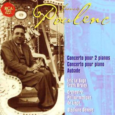 Francis Poulenc - Concerto for 2 Pianos (Deneve, Le Sage, Braley) CD Album - Used