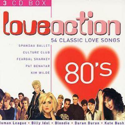 Various Artists - Love Action: 54 Classic Love Songs - 80s CD Album - Used