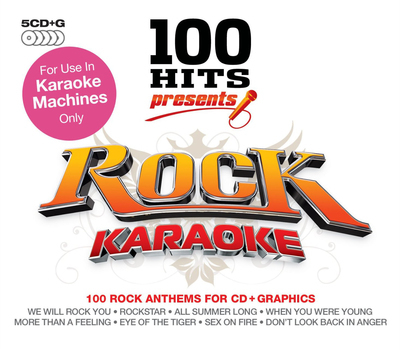 Various Artists - 100 Hits: Karaoke Rock CD Album - Used