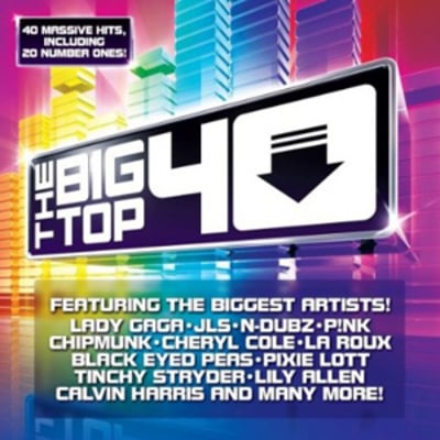 Various Artists - The Big Top 40 CD Album - Used
