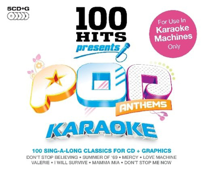 Various Artists - 100 Hits: Pop Anthems Karaoke CD Album - Used