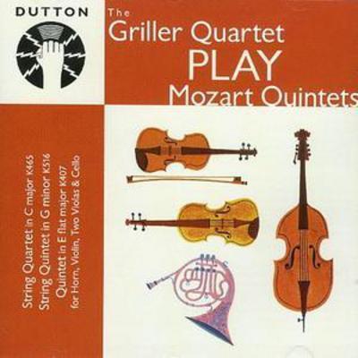 Wolfgang Amadeus Mozart - Quintets (Griller Quartets) CD Album - Used