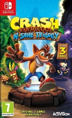 Crash Bandicoot N. Sane Trilogy Nintendo Switch Game - Used