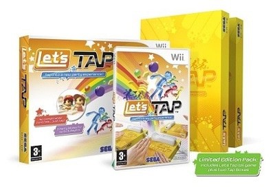Let's Tap Wii Game - Used