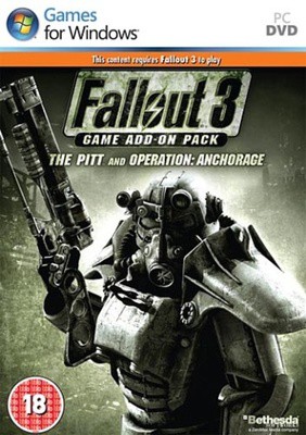 Fallout 3 Game Add-on Pack: The Pitt and Operation Anchorage PC DVD Game - Used
