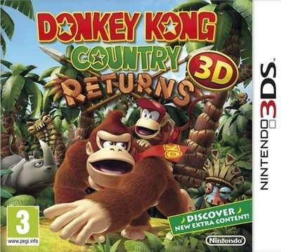 Donkey Kong Country Returns Nintendo 3DS Game - Used