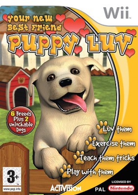 Puppy Luv Wii Game - Used