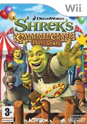 Shrek's Carnival Craze Wii Game - Used