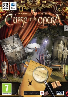 Nightfall Mysteries: Curse Of The Opera PC Game - Used