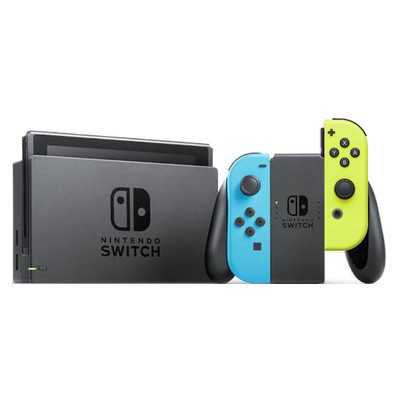 Nintendo Switch Neon Blue/Neon Yellow - Very Good