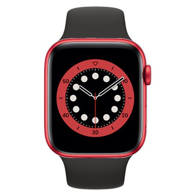 Apple watch 6 sales red with black band