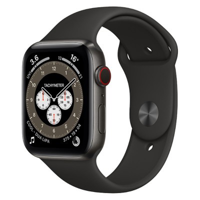 Rent Apple Watch Series 6 GPS Cellular Black Titanium 44MM Black