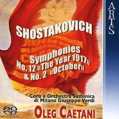 Dmitri Shostakovich - Symphony No. 12 'Year 1917' and No. 2 'October' (Caetani) CD Album - Used